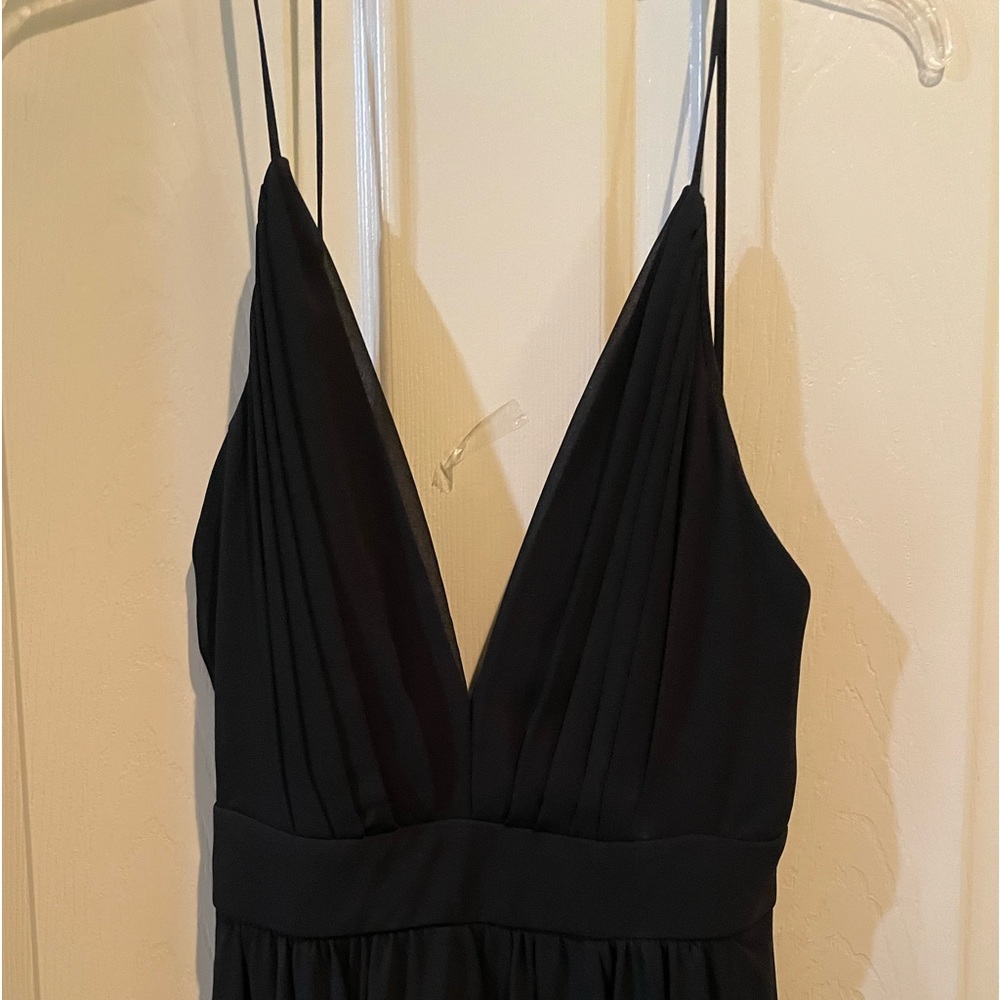 Long black flowy  dress